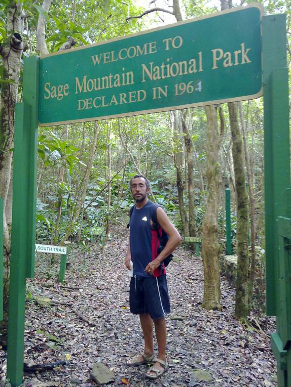 Caminhada no Pàrque da Sage Mountain, a mais alta das Ilhas Virgens Britânicas